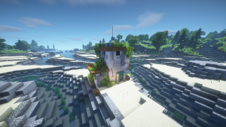 Tall Solarpunk house